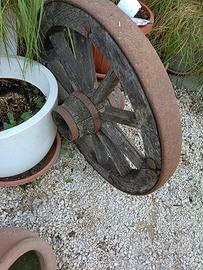 antica ruota carro