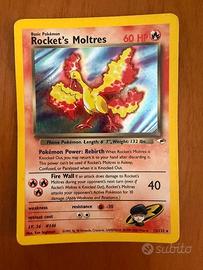 Rocket's Moltres carta pokemon HOLO 12/132