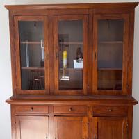 Vetrina credenza in legno