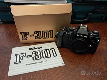 Nikon F301 corpo