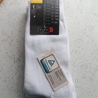 NUOVI set 3 paia calzini 39/42 bianco