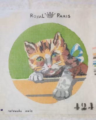 Canovaccio Mezzo Punto Royal Paris 1944 Gattino To