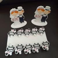 Matrimonio segnaposto legno n°130 +6