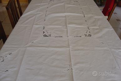 Tovaglia in lino da 6 persone con tovaglioli