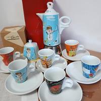 set caffè con zuccheriera