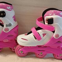 Pattini in linea per bambina, n.26-30