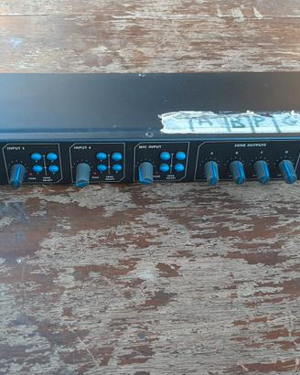 Proel AMIX4Z mixer/matrice 4 zone rack 19