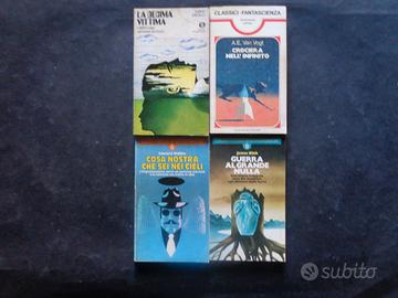 LIBRI DI FANTASCIENZA mini lotto di 4 Pezzi [F1]