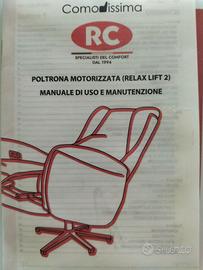 Nuova Poltrona motorizzata RC - doppio motore