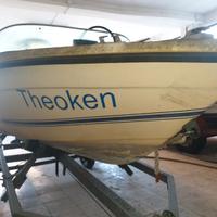 Teoken 450 barca da sistemare con motore