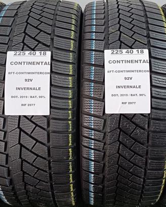4 GOMME 225 40 18 CONTINENTAL RFT RIF2977