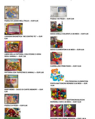 Giochi educativi vari per bambini