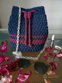 Borsa fatta a mano uncinetto