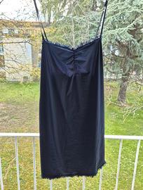 Babydoll La Perla blu notte con Pizzo- NUOVO 