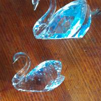 Swarovski. Coppia cigni