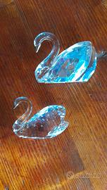 Swarovski. Coppia cigni