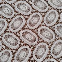  Scampolo stoffa tipo pizzo bianca 