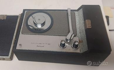 GIRADISCHI FONOVALIGIA MINETTE FEHOF PORTATILE