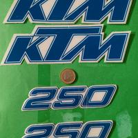 Adesivi serbatoio KTM vintage