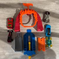 Set cerchio di fuoco hotwheels