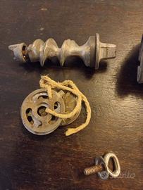 tritacarne acciaio vintage