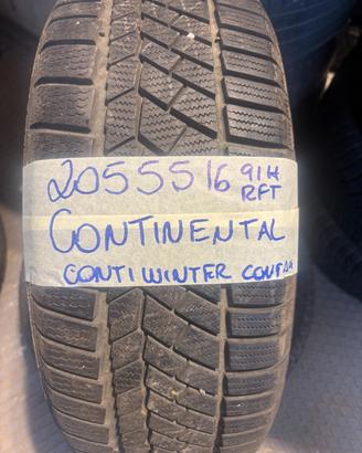 GOMME 205 55 16 CONTINENTAL INVERNALI M+S RUNFLAT