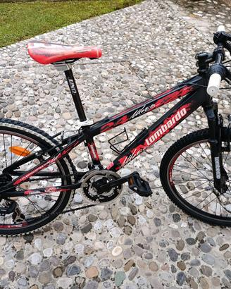 MTB Lombardo Mozia 24 - Nero/Rosso