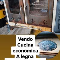 cucina economica a legna Anselmo Cola 