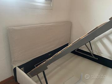 Letto matrimoniale contenitore 160x190