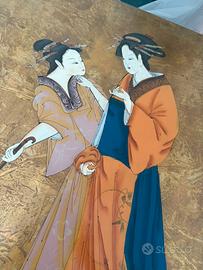 Grande quadro/pannello decorativo orientale