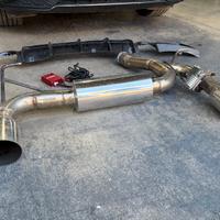 Terminale sportivo con valvola BMW modelli F