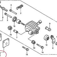 Pastiglie freno a mano silwer wing 06436-mct-006