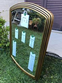 Matrimonio-Specchio vintage per Tableau de Mariage