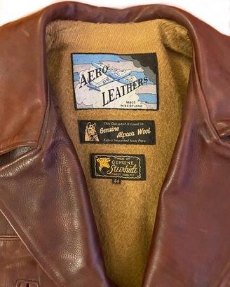 Giubbotto Giaccone Pelle Aero Leathers barnstormer