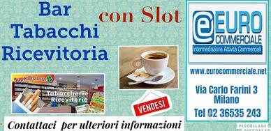 796/17 TABACCHI RICEVITORIA di mq 70 con slot,