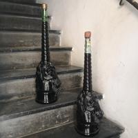 bottiglia vino collezione in vetro unicorno 