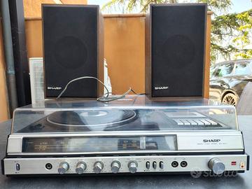 Stereo Music Center Sharp SG-160H + casse CP-160HW