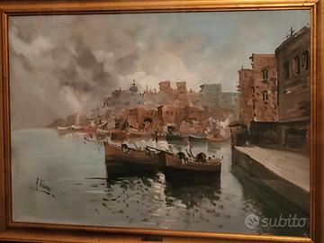 Quadro Antonio Villani olio su tela