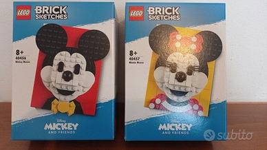 Lego Topolino e Minnie Disney 40456 40457