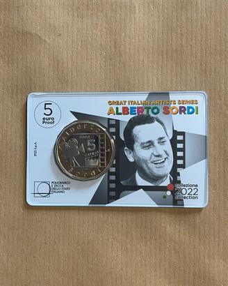 Moneta commemorativa di Alberto Sordi