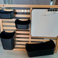 organizzatore da parete bamboo Domopak Living