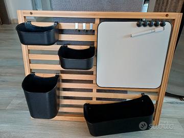 organizzatore da parete bamboo Domopak Living