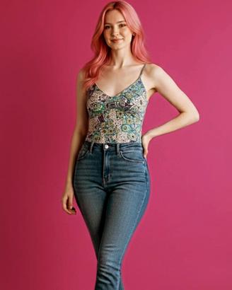 Top Terranova multicolor stile etnico 🌺✨