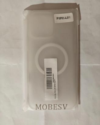 Cover magnetica iPhone 16 Pro Max - Bianca