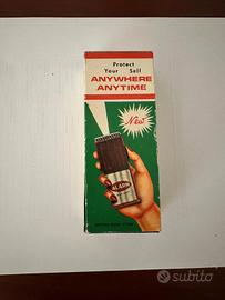 Torcia tascabile vintage inglese con allarme