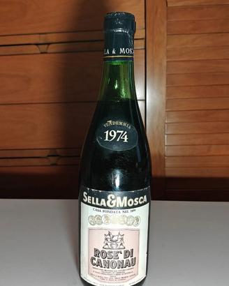 Vino Canonau Rosé Sella & Mosca, vendemmia 1974