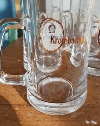 Set 6 boccali da birra Krombacher Pils in vetro