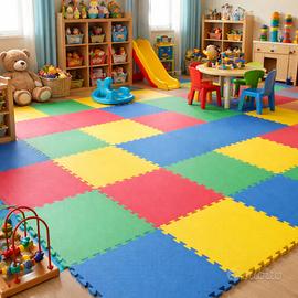 Pavimentazione Antitrauma x Asili Nido e Ludoteche