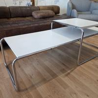 KNOLL Studio set di 2 Tavoli Laccio bianchi