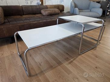 KNOLL Studio set di 2 Tavoli Laccio bianchi